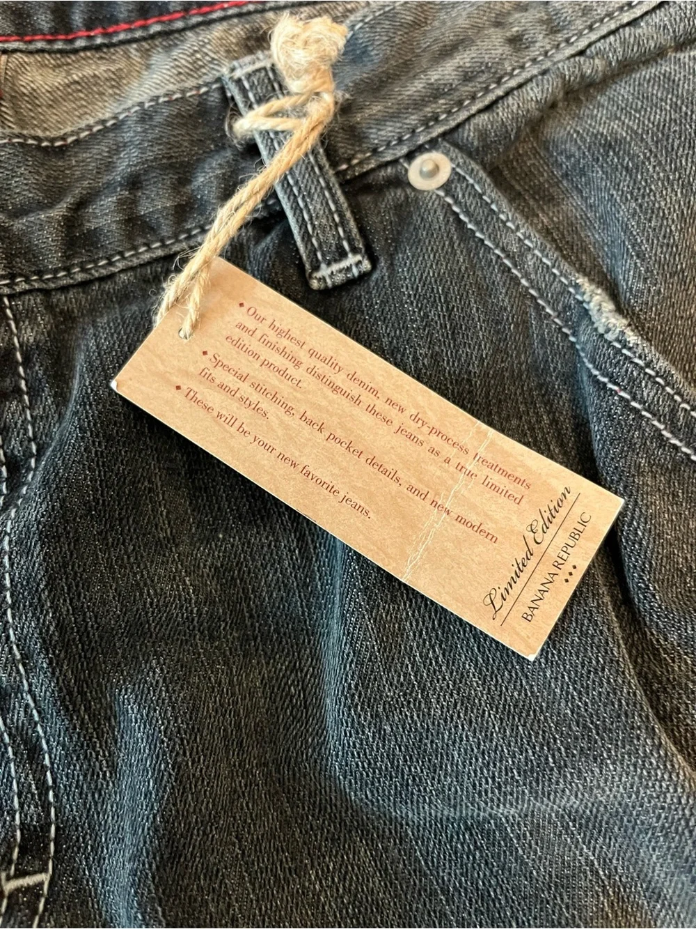 NWT Banana Republic Limited Edition Modern Utility Jeans – Men’s 36x30